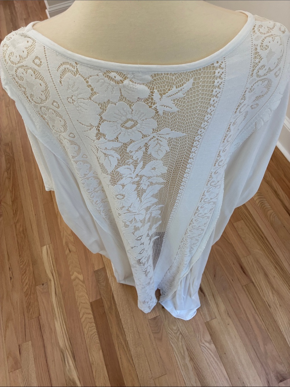 Free People White Boho Lace Maxi Dress - Picture 4 of 5